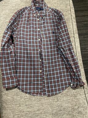 Polo by Ralph Lauren Boy’s Red & Blue Plaid Button-Down Shirt